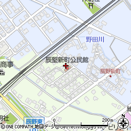 富山県滑川市辰野152周辺の地図