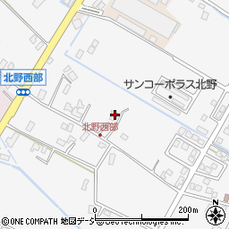 富山県滑川市北野308周辺の地図