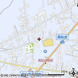石川県かほく市高松（ム）周辺の地図