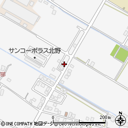 富山県滑川市北野209-6周辺の地図