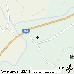 栃木県那須郡那珂川町盛泉896-1周辺の地図