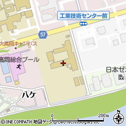富山職業訓練支援センター周辺の地図