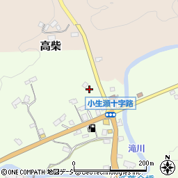 茨城県久慈郡大子町小生瀬1周辺の地図