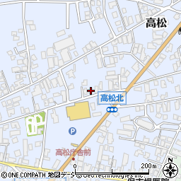 石川県かほく市高松ム27周辺の地図
