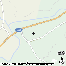 栃木県那須郡那珂川町盛泉897周辺の地図
