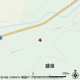 栃木県那須郡那珂川町盛泉934周辺の地図