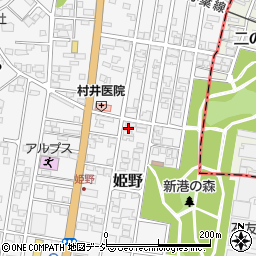 富山県高岡市姫野305-5周辺の地図