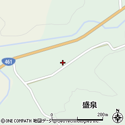 栃木県那須郡那珂川町盛泉910周辺の地図