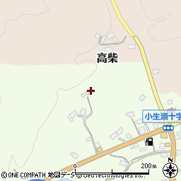 茨城県久慈郡大子町小生瀬146周辺の地図