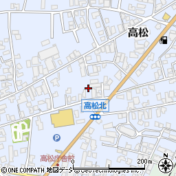石川県かほく市高松ム34周辺の地図