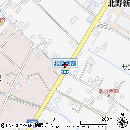 富山県滑川市北野335-1周辺の地図