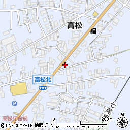 石川県かほく市高松ム52周辺の地図