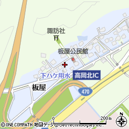 富山県高岡市板屋2525周辺の地図