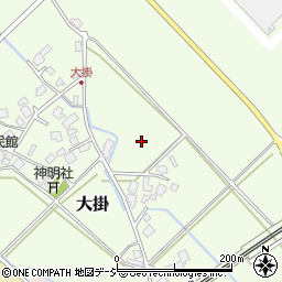富山県滑川市大掛周辺の地図