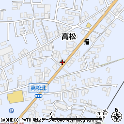 石川県かほく市高松ム50周辺の地図