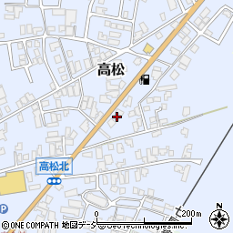 石川県かほく市高松ム51-1周辺の地図