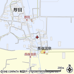 長野県中野市厚貝184周辺の地図