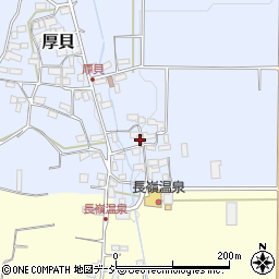 長野県中野市厚貝184-1周辺の地図