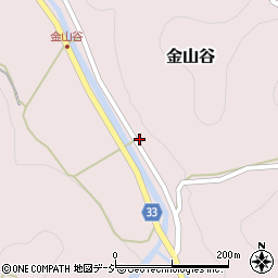 富山県魚津市金山谷824周辺の地図