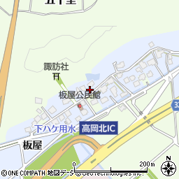 富山県高岡市板屋2480周辺の地図