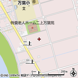 富山県高岡市二上町周辺の地図