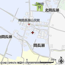 長野県中野市間長瀬南間長瀬周辺の地図