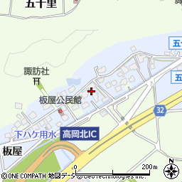 富山県高岡市板屋2497周辺の地図