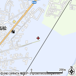 石川県かほく市高松ル周辺の地図