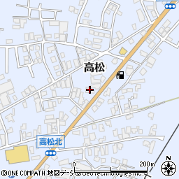 石川県かほく市高松ム14-6周辺の地図