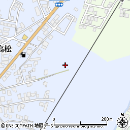 石川県かほく市高松（ル）周辺の地図