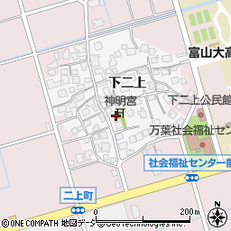 富山県高岡市下二上1074周辺の地図
