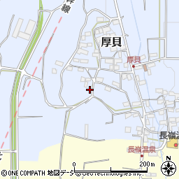 長野県中野市厚貝323-イ周辺の地図