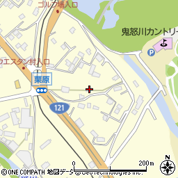 栃木県日光市栗原345周辺の地図
