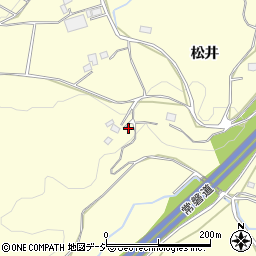 茨城県北茨城市中郷町松井1716周辺の地図