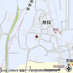 長野県中野市厚貝318周辺の地図