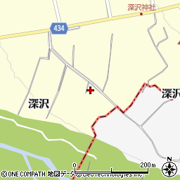 長野県中野市深沢82周辺の地図