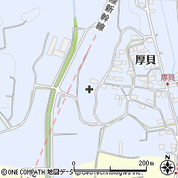 長野県中野市厚貝370周辺の地図
