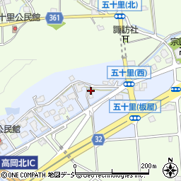富山県高岡市板屋2421周辺の地図