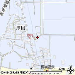 長野県中野市厚貝74周辺の地図