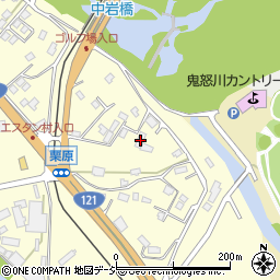 栃木県日光市栗原344-10周辺の地図