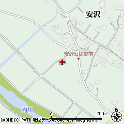 安沢公民館周辺の地図