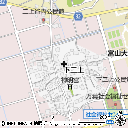 富山県高岡市下二上1019-1周辺の地図