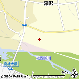 長野県中野市深沢10周辺の地図