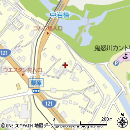 栃木県日光市栗原348周辺の地図