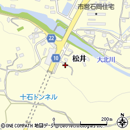 茨城県北茨城市中郷町松井1898周辺の地図