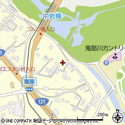 栃木県日光市栗原348-3周辺の地図