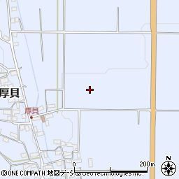 長野県中野市厚貝周辺の地図