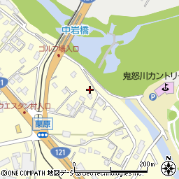 栃木県日光市栗原604周辺の地図