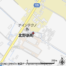 富山県滑川市北野48周辺の地図