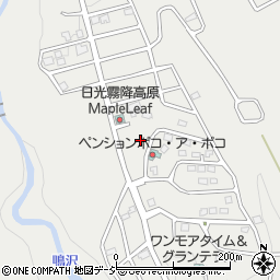 栃木県日光市所野1541-2551周辺の地図